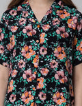 St. Yves Women Short Sleeve Pyjama Pants Water Lotus