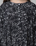 St. Yves Women Long Sleeve Maxi Dress Fallen Leaves