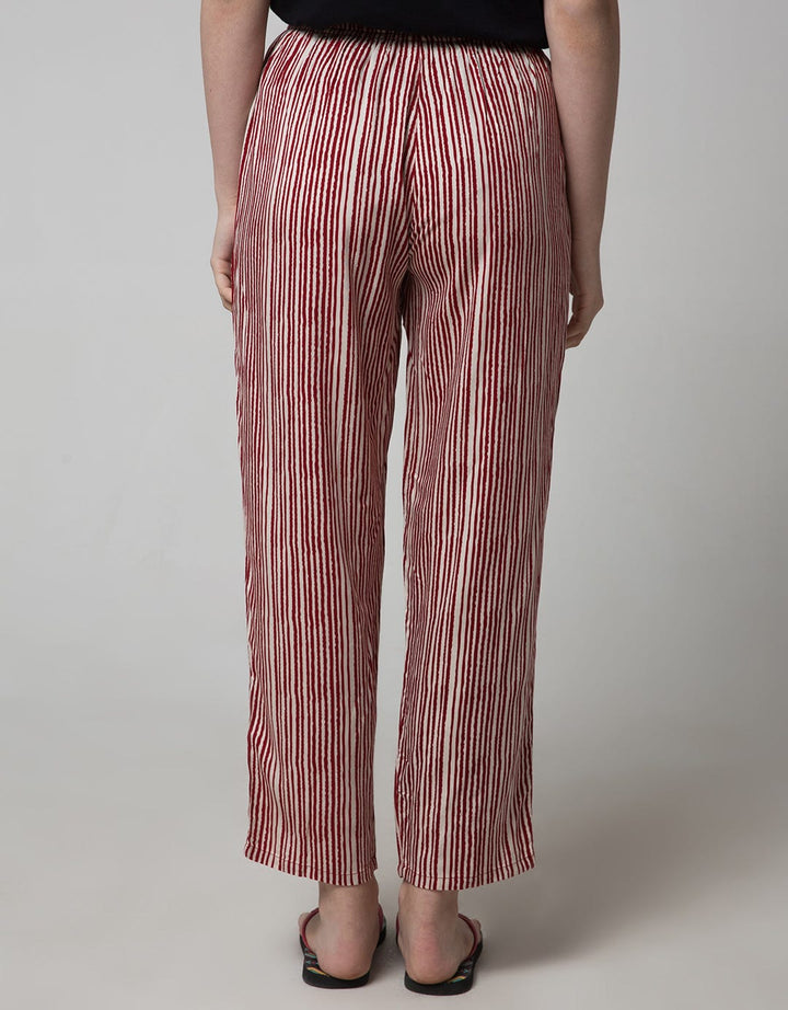 St. Yves Women Long Pants Stripe Grafika