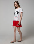 Disney Short Sleeve Pyjama Shorts Mickey Tootbrush