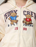 Nevada Embro Bear Jaket Hoodie Anak Perempuan
