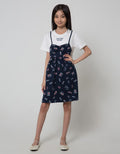 Nevada Midi Dress Overall Print Varsity