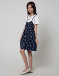Nevada Midi Dress Overall Print Varsity