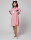 Nevada Varsity Hoodie Dress Anak Perempuan