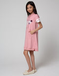 Nevada Varsity Hoodie Dress Anak Perempuan