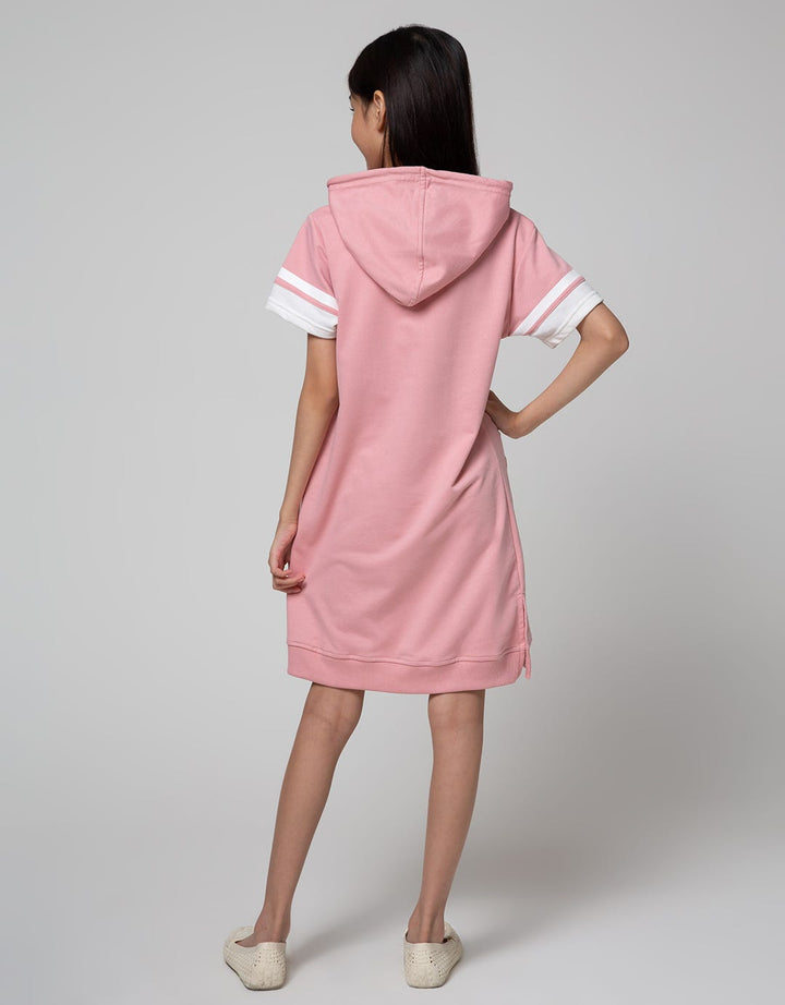 Nevada Varsity Hoodie Dress Anak Perempuan