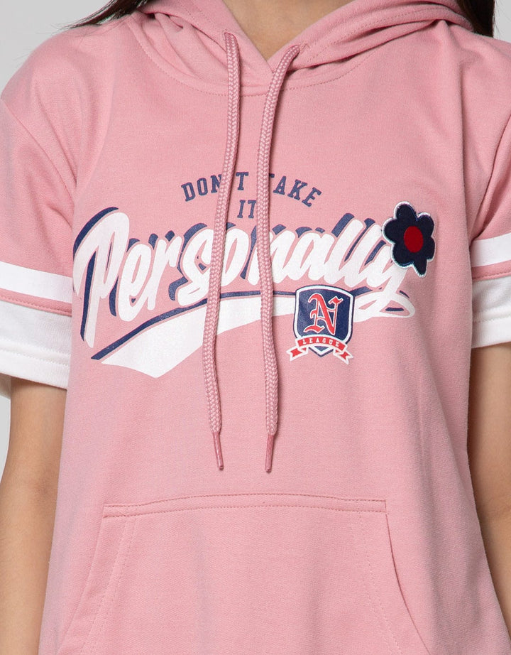 Nevada Varsity Hoodie Dress Anak Perempuan