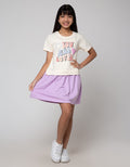 Nevada Short Sleeve Midi Dress With Skirt Choose Happy