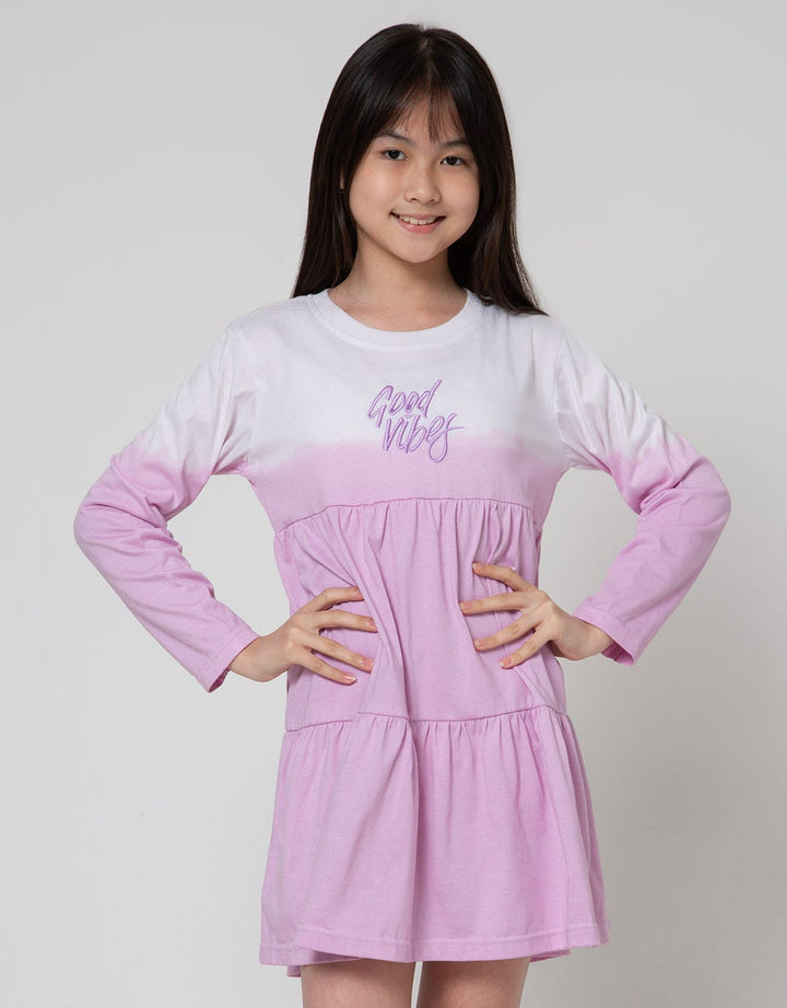 Nevada Good Vibes Dress Anak Perempuan