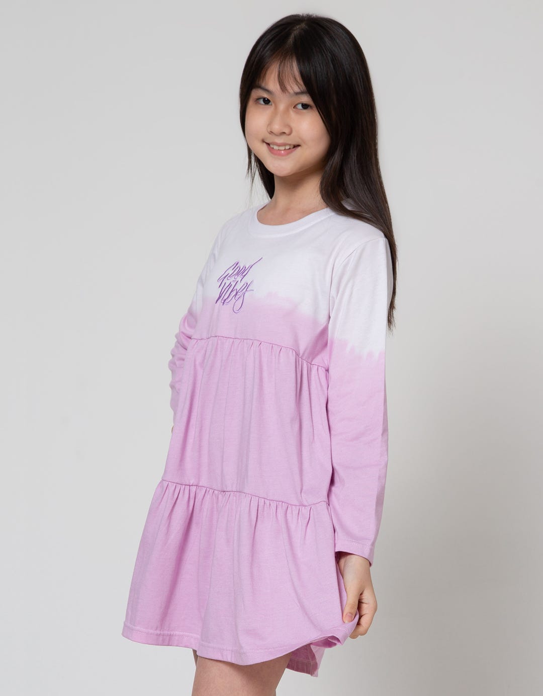 Nevada Good Vibes Dress Anak Perempuan