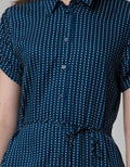 Connexion Ruched Rayon Midi Dress Wanita