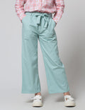 Nevada Long Pants Woven Wide Leg With Belt