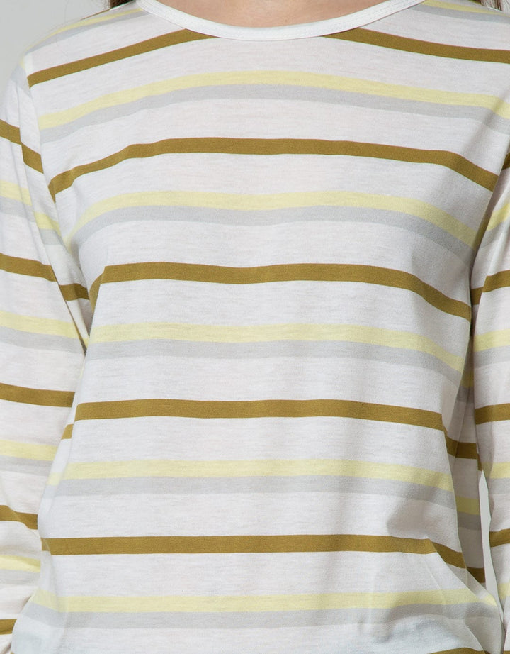 Connexion Stripes Stopper Kaos Wanita