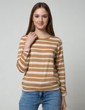 Connexion Stripes Stopper Kaos Wanita