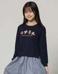 Nevada Embro Bear Midi Dress Anak Perempuan