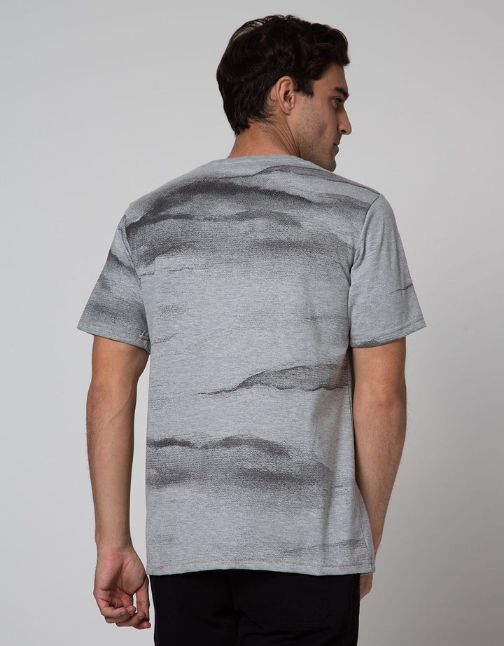 T Zone Watercolor Rustic Men's T-Shirt