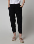 American Jeans Cut Ribbon Jogger Pants Wanita