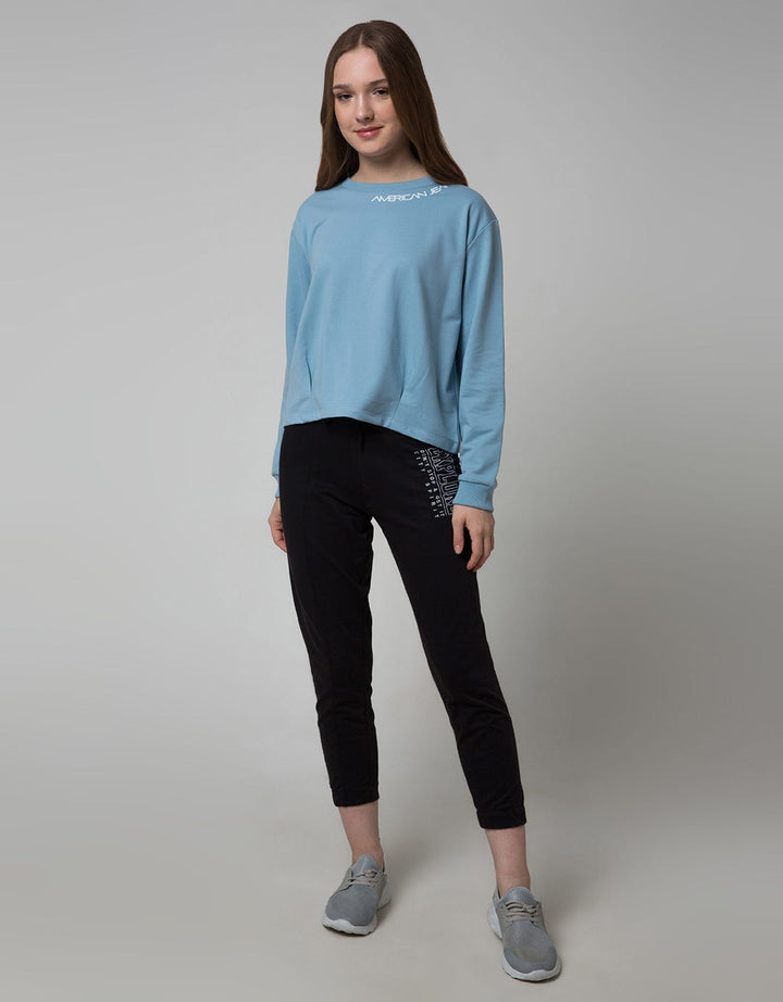 American Jeans Women Sweatshirt Round Branding
