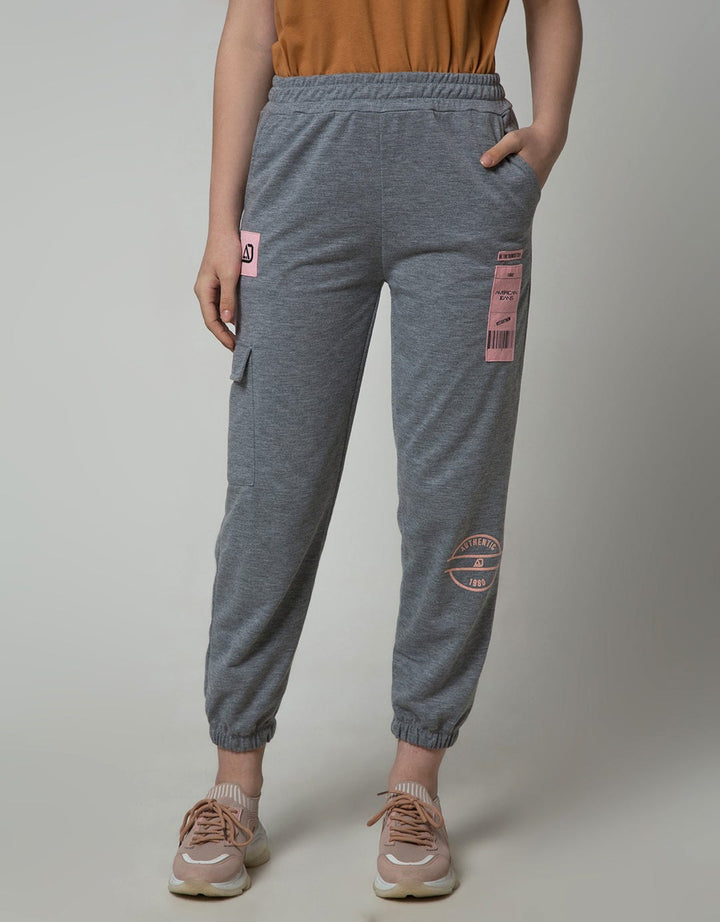 American Jeans Women Jogger Pants Black Patch