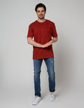 Cole Oblong Basic Round Neck Kaos Lengan Pendek Pria