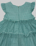 Pipiniko Short Sleeve Midi Dress Tekstur Tier