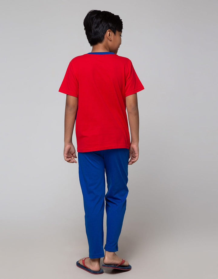 Marvel Top-Bottom Set Short Sleeve Costume Spiderman