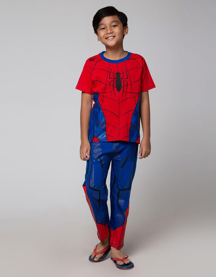 Marvel Top-Bottom Set Short Sleeve Costume Spiderman