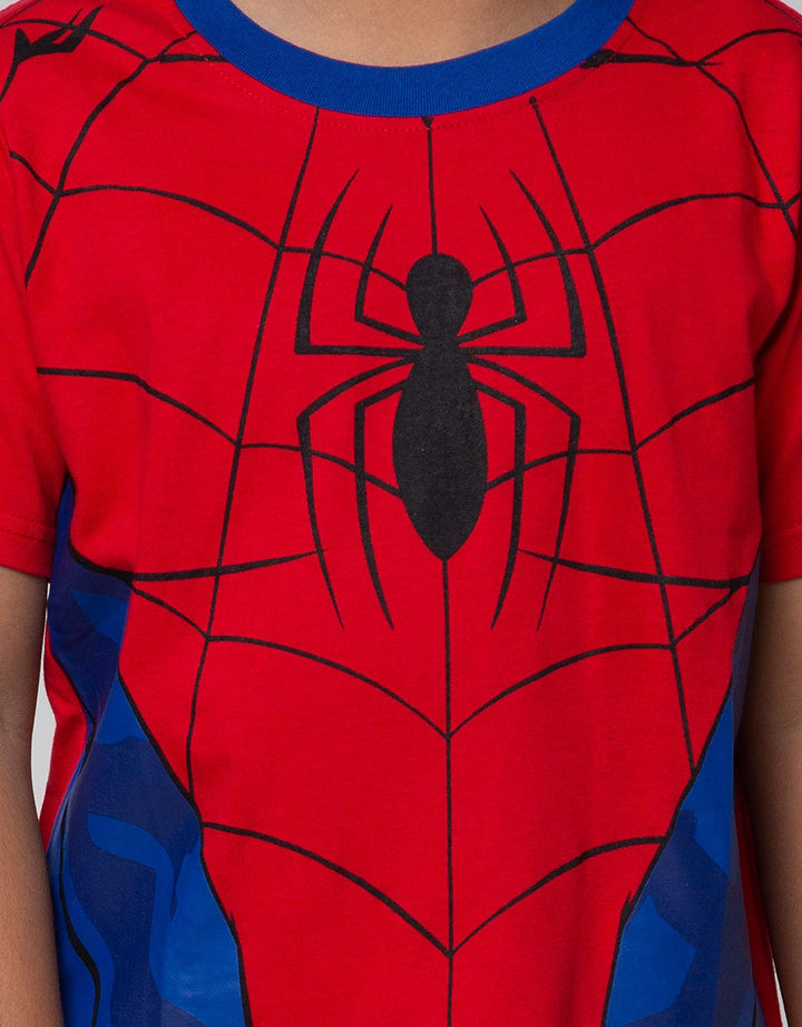 Marvel Top-Bottom Set Short Sleeve Costume Spiderman