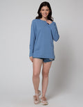 St. Yves Long Sleeve T-Shirt Hl Embos Dot Salur