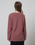St. Yves Long Sleeve T-Shirt Hl Embos Dot Salur