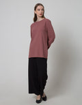 St. Yves Long Sleeve T-Shirt Hl Embos Dot Salur
