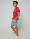 Little M Short Sleeve T-Shirt Croco Surf