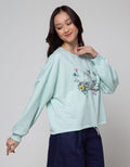Details of String Waist Women's Sweater
