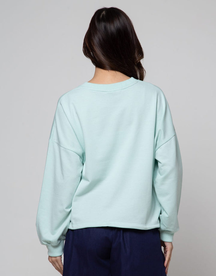 Details of String Waist Women's Sweater