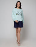 Details of String Waist Women's Sweater