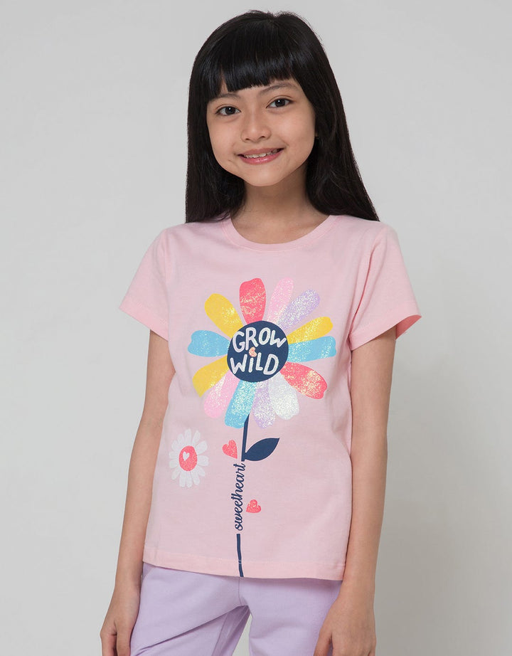Little M Grow Wild Girls T-Shirt
