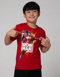 Marvel Short Sleeve T-Shirt Iron Man A Fly