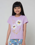 Little M Flower Bestie Girls T-Shirt