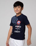 Marvel Short Sleeve T-Shirt Avenger Capt Liberty