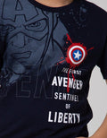Marvel Short Sleeve T-Shirt Avenger Capt Liberty