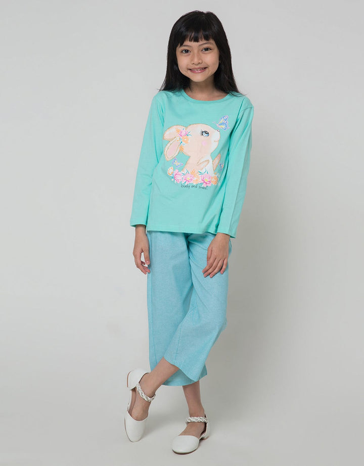 Little M Long Sleeve T-Shirt Bunny Butterfly