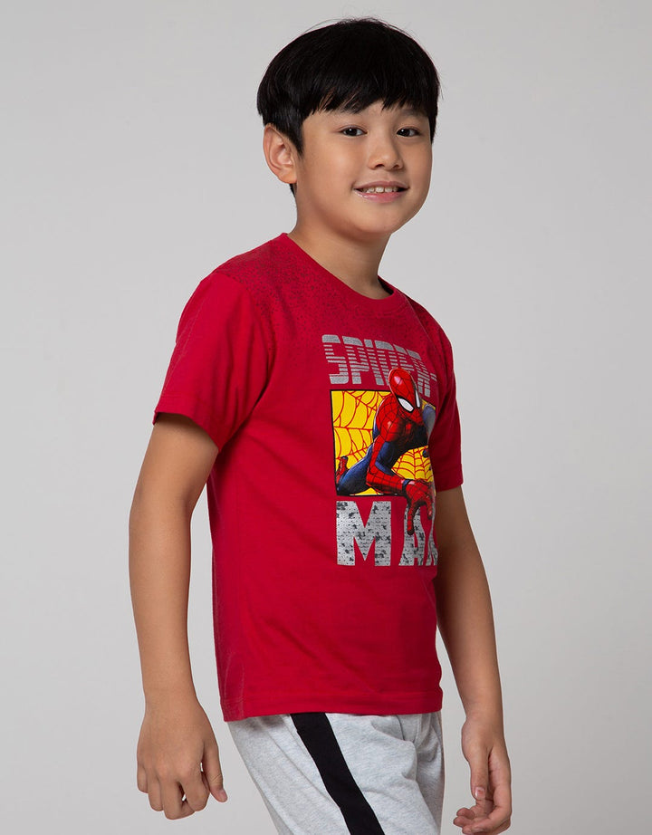 Marvel Short Sleeve T-Shirt Spiderman Crawl