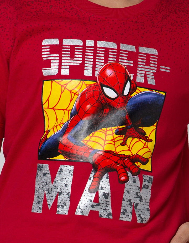 Marvel Short Sleeve T-Shirt Spiderman Crawl