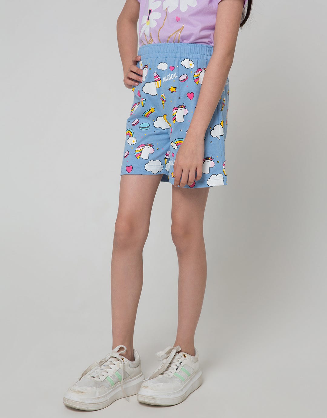 Little M Short Pants Print Flower