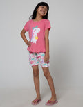 Little M Dino Two Tone Short Tee Set