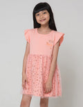 Little M Ruffle Animal Print Midi Dress Anak