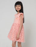 Little M Ruffle Animal Print Midi Dress Anak