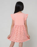 Little M Ruffle Animal Print Midi Dress Anak
