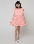 Little M Ruffle Animal Print Midi Dress Anak