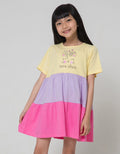 Little M Daily Tritone Midi Dress for Girls